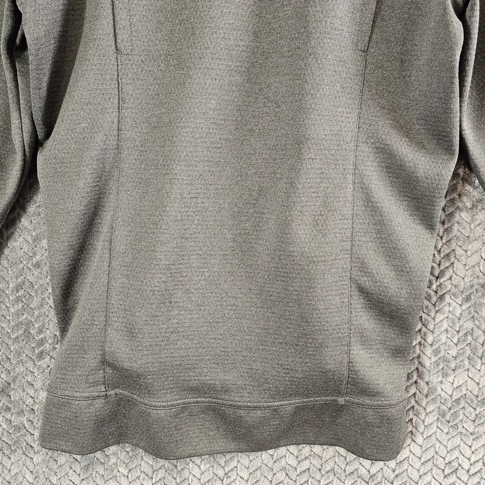 Nike Basketball‎ Jacket Mens Small Grey Black Heathered Hyper Elite Dry Full Zip